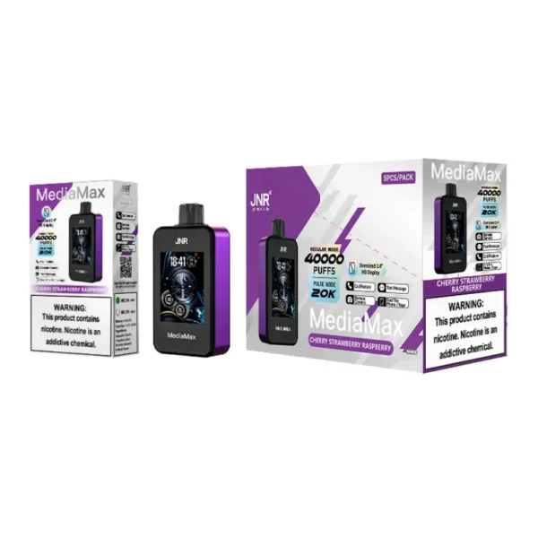EU Vape JNR 40k Puffs 40000 Media Max Disposable Vaper Free Shipping