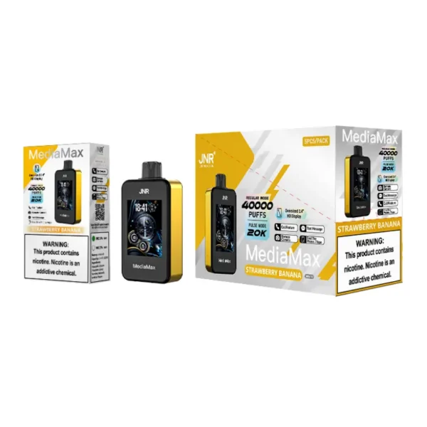 EU Vape JNR 40k Puffs 40000 Media Max Disposable Vaper Free Shipping