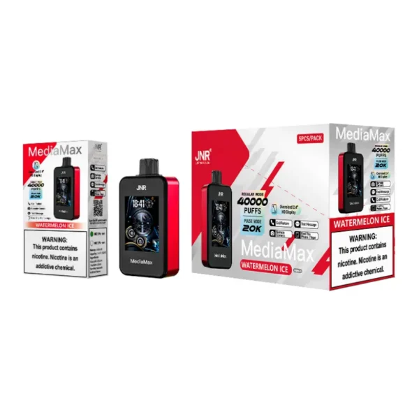 EU Vape JNR 40k Puffs 40000 Media Max Disposable Vaper Free Shipping