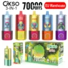 EU Vape OKSO 70000 Puffs 70k 3 in 1 Vaper Wholesale Free Shipping