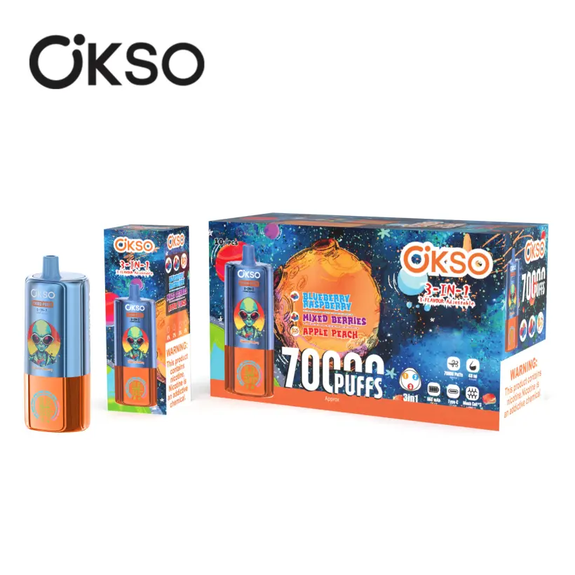 EU Vape OKSO 70000 Puffs 70k 3 in 1 Vaper Wholesale Free Shipping 8 EU Vape OKSO 70000 Puffs 70k 3 in 1 Vaper Wholesale Free Shipping