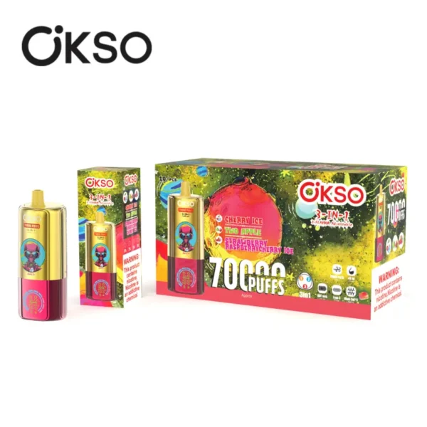 EU Vape OKSO 70000 Puffs 70k 3 in 1 Vaper Wholesale Free Shipping 13 EU Vape OKSO 70000 Puffs 70k 3 in 1 Vaper Wholesale Free Shipping