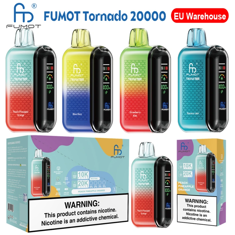 Fumot 20000 Puffs 20k Torando Randm Disposable Vape Free Shipping EU Warehouse 1 Fumot 20000 Puffs 20k Torando Disposable Vape Free Shipping EU Warehouse