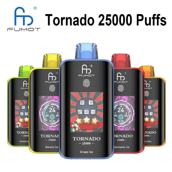 Fumot 25k Puffs Tornado 25000 Disposable Vape Wholesale Free Shipping