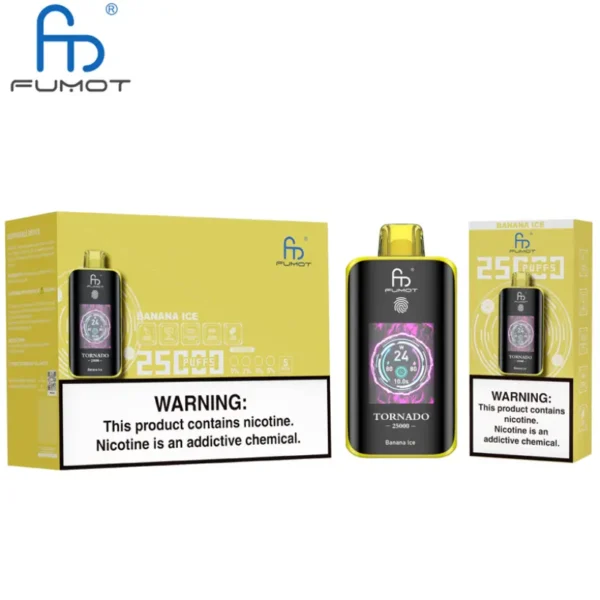 Fumot 25k Puffs Tornado 25000 Disposable Vape Wholesale Free Shipping