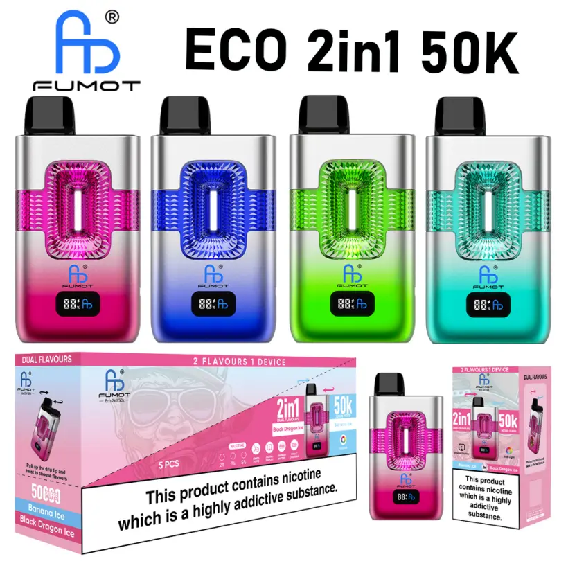 Fumot 50k Puffs 2 in 1 Crystal Disposable Vape Randm 50000 Free Shipping 1 Fumot 50k Puffs 2 in 1 Crystal Disposable Vape 50000 Free Shipping