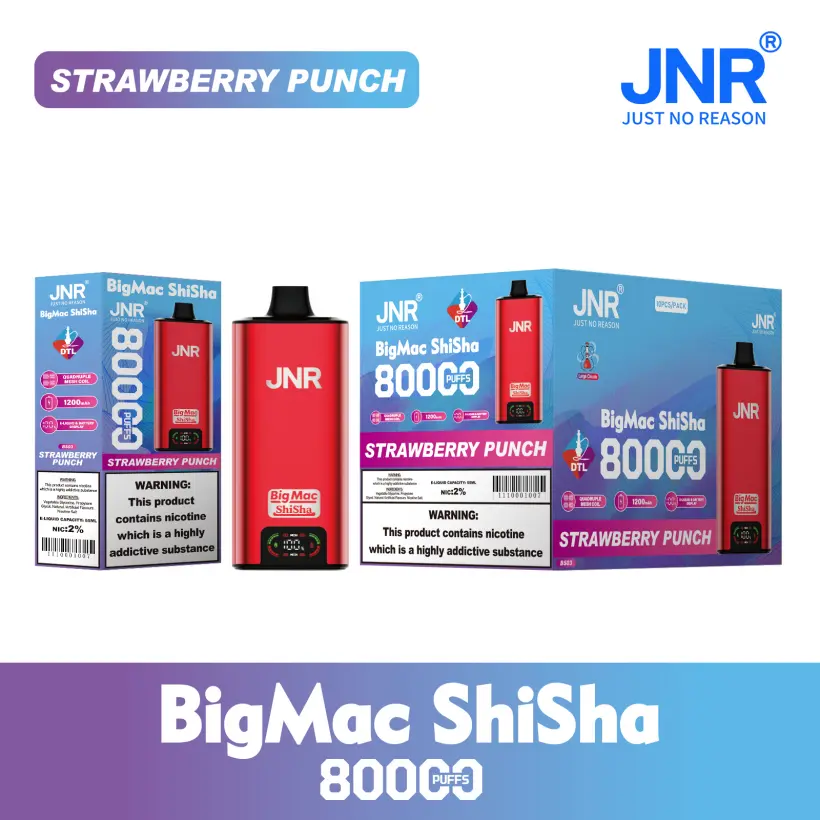 JNR 80K Puffs 80000 Big Mac Shisha DTL Disposable Vape Wholesale Free Shipping 3 JNR 80K Puffs 80000 Big Mac Shisha DTL Disposable Vape Wholesale Free Shipping