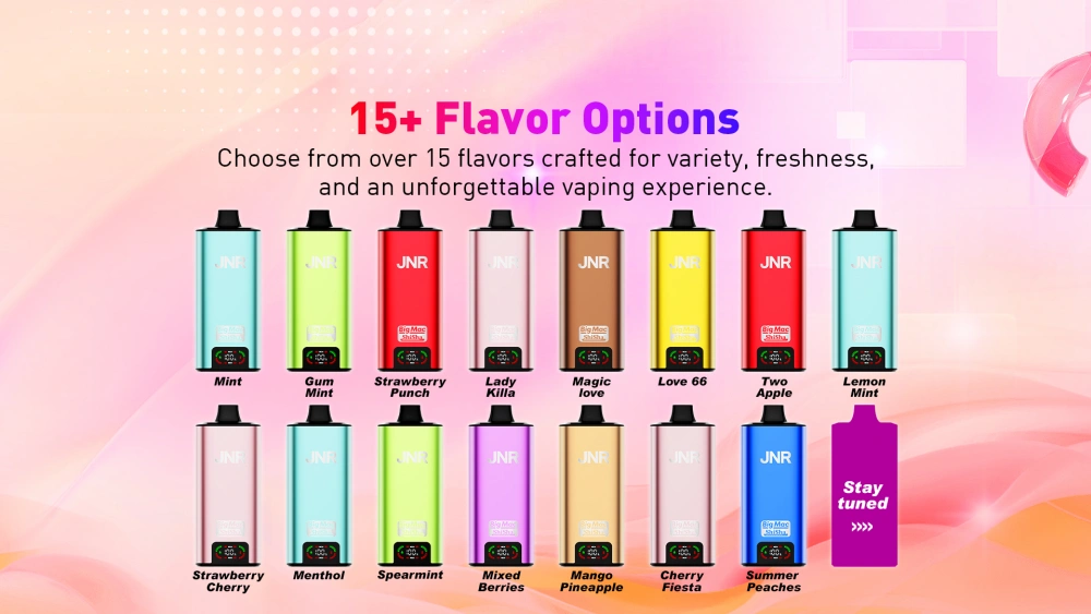 JNR 80K Puffs 80000 Big Mac Shisha DTL Disposable Vape Wholesale Free Shipping 17 JNR 80K Puffs 80000 Big Mac Shisha DTL Disposable Vape Wholesale Free Shipping