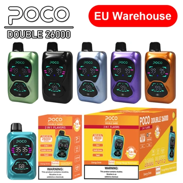 POCO DB 26000 Puffs Disposable Vape 26K Puff Free Shipping EU Warehouse