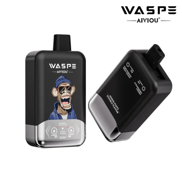 Puff 40K EU WASPE 40000 Puffs Double Flavor 2 in 1 Disposable Vape Free Shipping