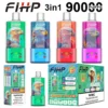 Puff 90k FIHP 90000 Puffs 3 in 1 Crystal Disposable Vape Pen Free Shipping