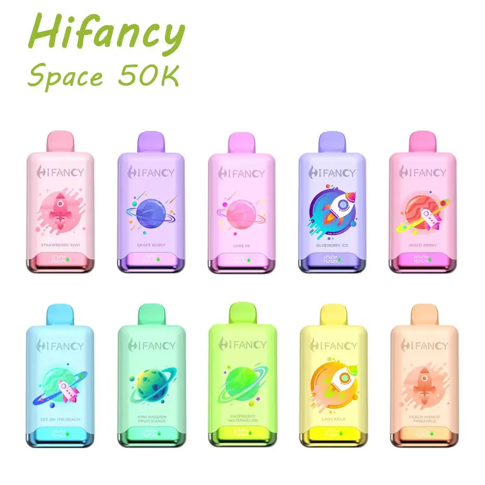 Puff EU Vape Hifancy 50000 Puffs 50k Disposable Vaper Wholesale 3-7 Work Days Delivery