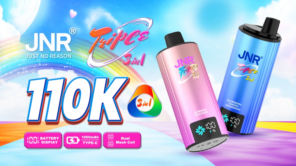 Puff JNR 110K Puffs Triple 3 in 1 Disposable Vape 110000 Free Shipping
