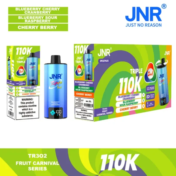 Puff JNR 110K Puffs Triple 3 in 1 Disposable Vape 110000 Free Shipping