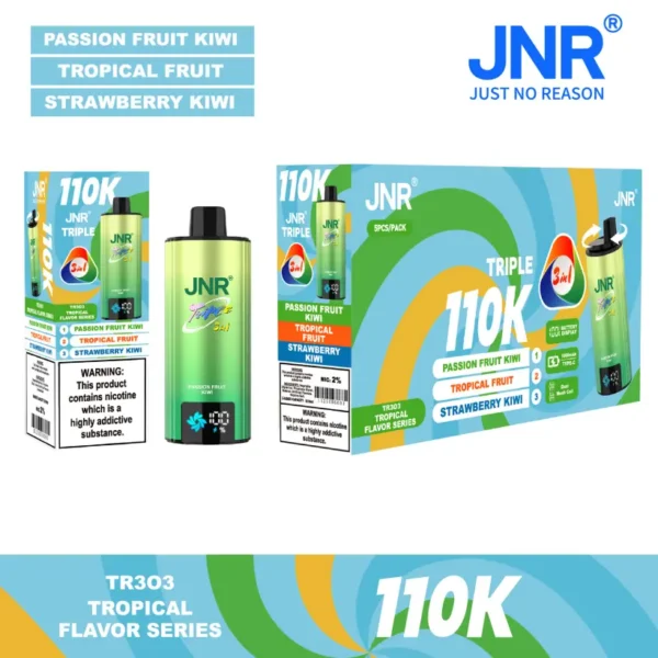 Puff JNR 110K Puffs Triple 3 in 1 Disposable Vape 110000 Free Shipping