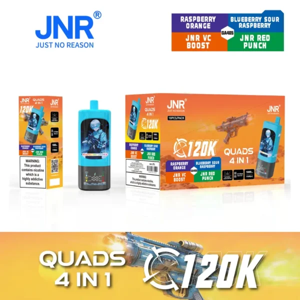 Puff JNR 120K Quads 120000 Puffs 4 in 1 Disposable Vape Shop Wholesale Free Shipping 15 Puff JNR 120K Quads 120000 Puffs 4 in 1 Disposable Vape Shop Wholesale Free Shipping