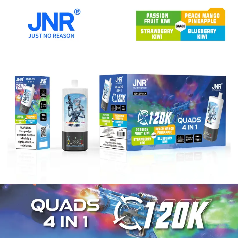 Puff JNR 120K Quads 120000 Puffs 4 in 1 Disposable Vape Shop Wholesale Free Shipping 3 Puff JNR 120K Quads 120000 Puffs 4 in 1 Disposable Vape Shop Wholesale Free Shipping