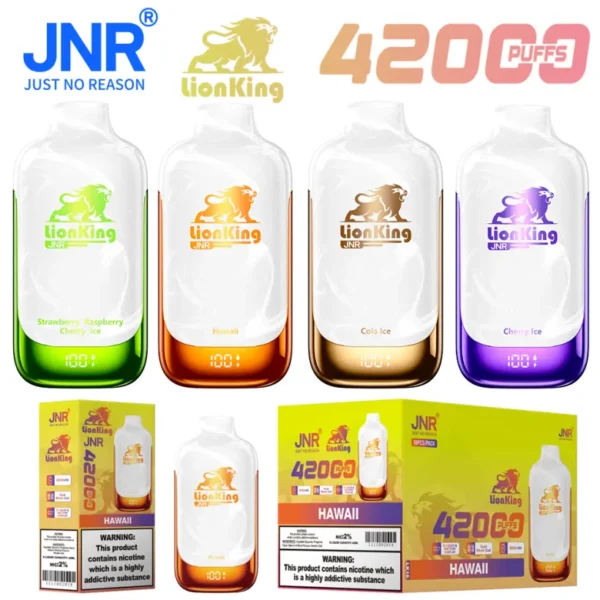 Puff JNR 42K Lion King 42000 Puffs Disposable Vape Pen Free Shipping