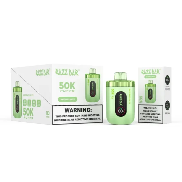 Razz Bar 50000 Puffs Rechargeable Disposable Vape Wholesale Free Shipping