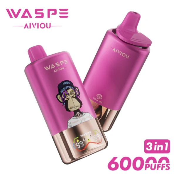 WASPE 60000 Caladas 3 en 1 Vape Desechable AIVIOU Envío Gratis Almacén UE