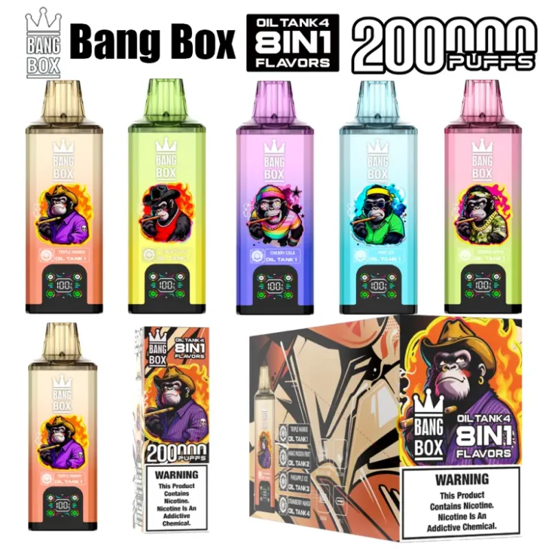 Why the Bang Box 200K 8-in-1 Vape Is the Ultimate All-in-One Device for EU Vapers in 2026 10 8 in 1 Vape Bang Box 200k Puffs Disposable E Cigarette Wholesale 200000 Free Shipping