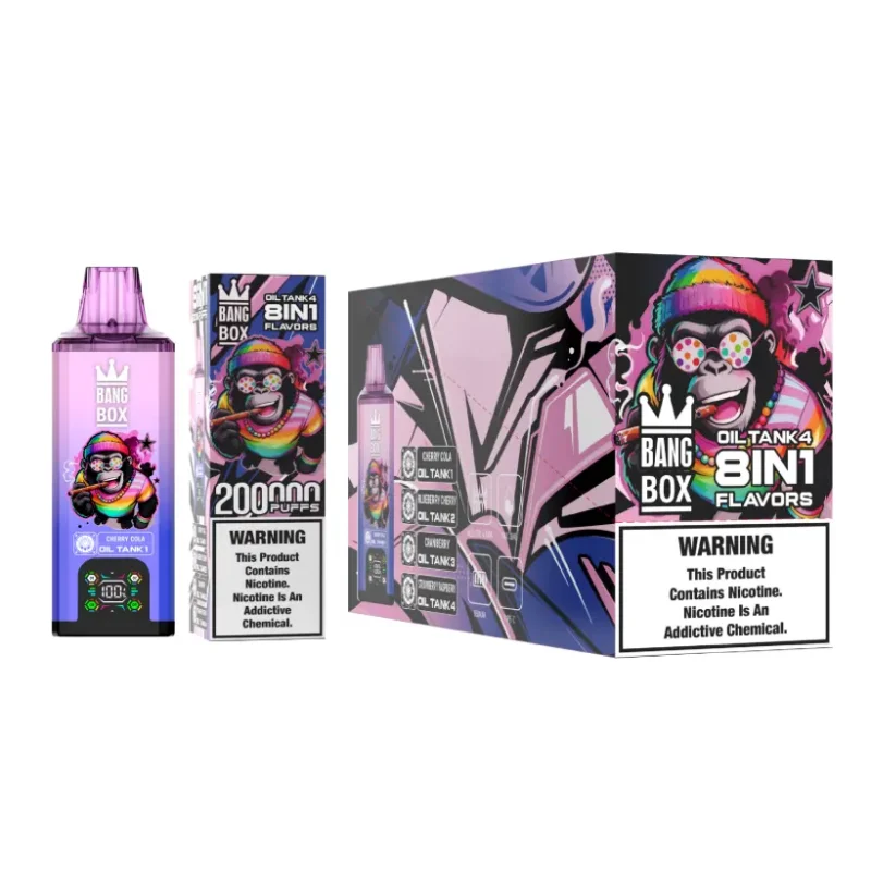 Bang Box 200K vs. Airmez 160K vs. Elf Bar BC100000: Which High-Puff Vape Wins in 2026? 6 8 in 1 Vape Bang Box 200k Puffs Disposable E Cigarette Wholesale 200000 Free Shipping