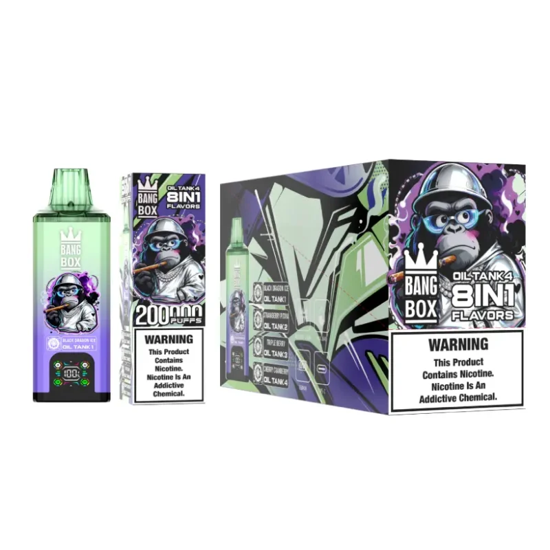 8 in 1 Vape Bang Box 200k Puffs Disposable E Cigarette Wholesale 200000 Free Shipping