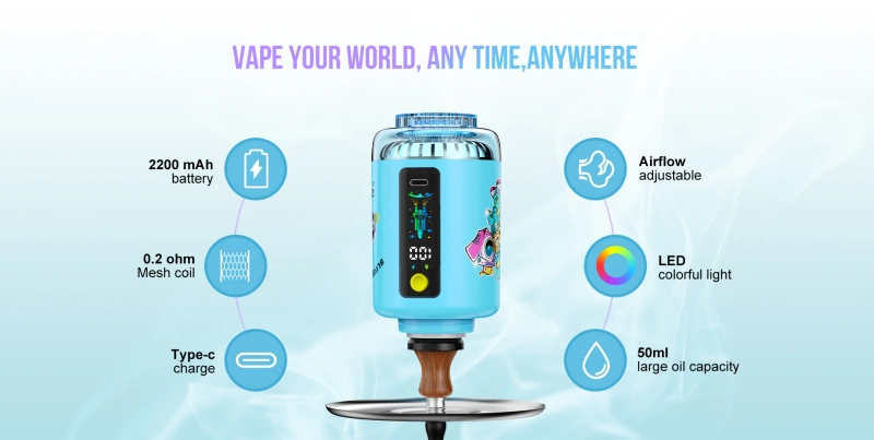 ATVS 120K Puffs Shisha Disposable Vape 120000 Free Shipping China Warehouse