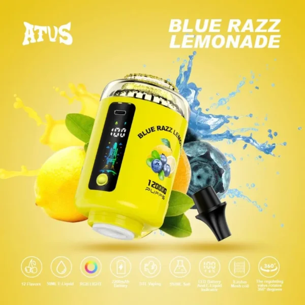 ATVS 120K Puffs Shisha Disposable Vape 120000 Free Shipping China Warehouse