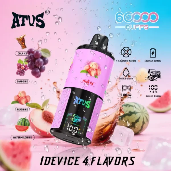 ATVS 60000 Puffs 60k 4 in 1 Best Disposable Vape Wholesale Fraa Shipping