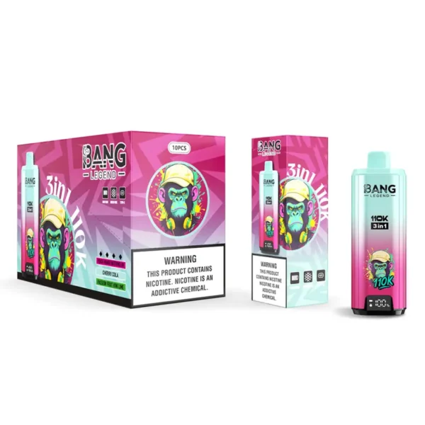 Bang Legend 110k Puffs 110000 3 in 1 Disposable Vape 3 to 7 Work Days EU Warehouse