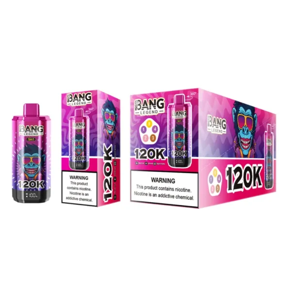 EU Puff 120000 Bang Legend 120k 5 in 1 Longest Lasting Disposable Vape Free Shipping