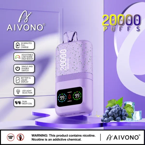 EU Puff 20k Aivono 20000 Puffs Disposable Vape Wholesale Free Shipping