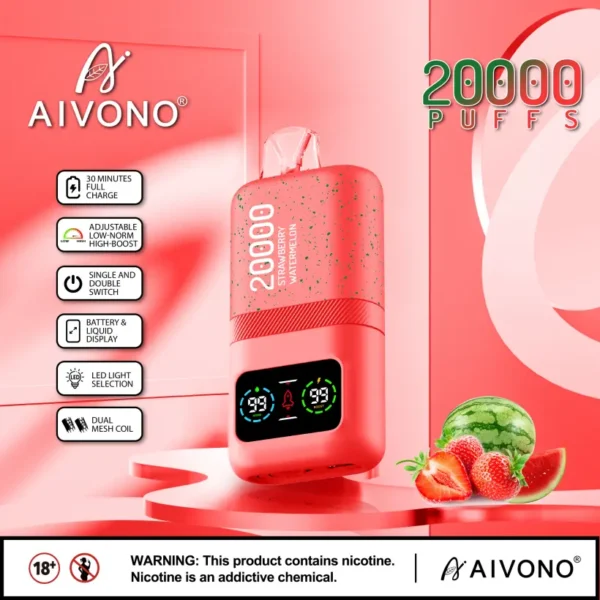 EU Puff 20k Aivono 20000 Puffs Disposable Vape Wholesale Free Shipping