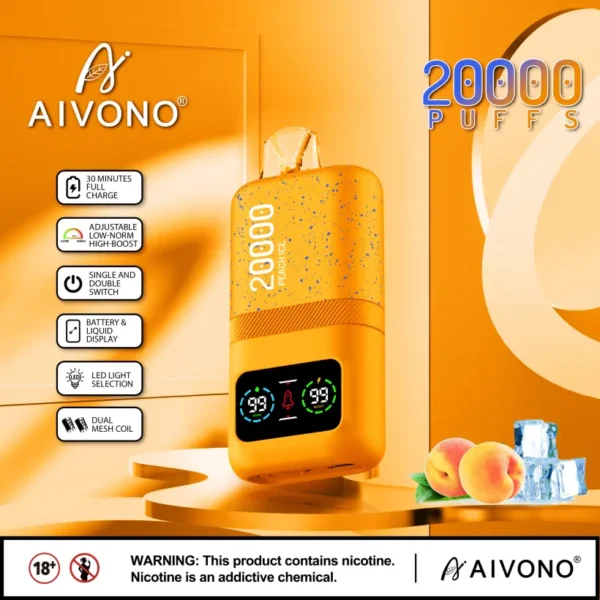 EU Puff 20k Aivono 20000 Puffs Disposable Vape Wholesale Free Shipping
