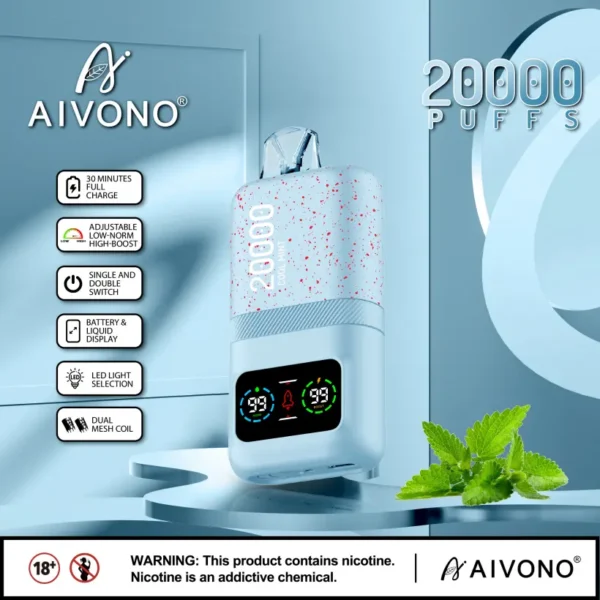 EU Puff 20k Aivono 20000 Puffs Disposable Vape Wholesale Free Shipping
