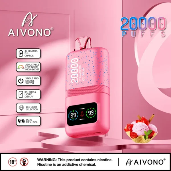 EU Puff 20k Aivono 20000 Puffs Disposable Vape Wholesale Free Shipping