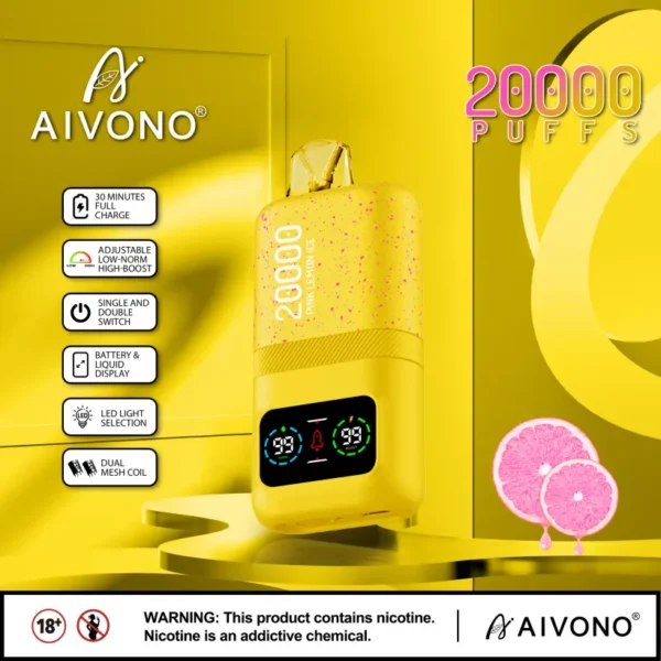 EU Puff 20k Aivono 20000 Puffs Disposable Vape Wholesale Free Shipping