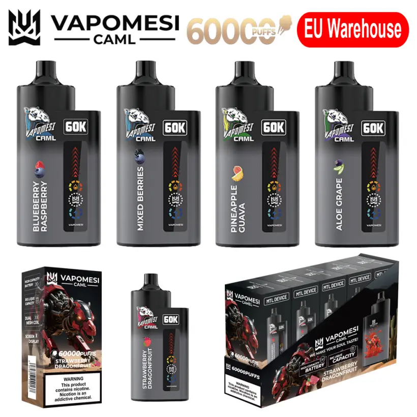 EU Puff 60000 Vapomesi 60k Puffs Caml Best Disposable Vape Free Shipping 1 EU Puff 60000 Vapomesi 60k Puffs Caml Best Disposable Vape Free Shipping