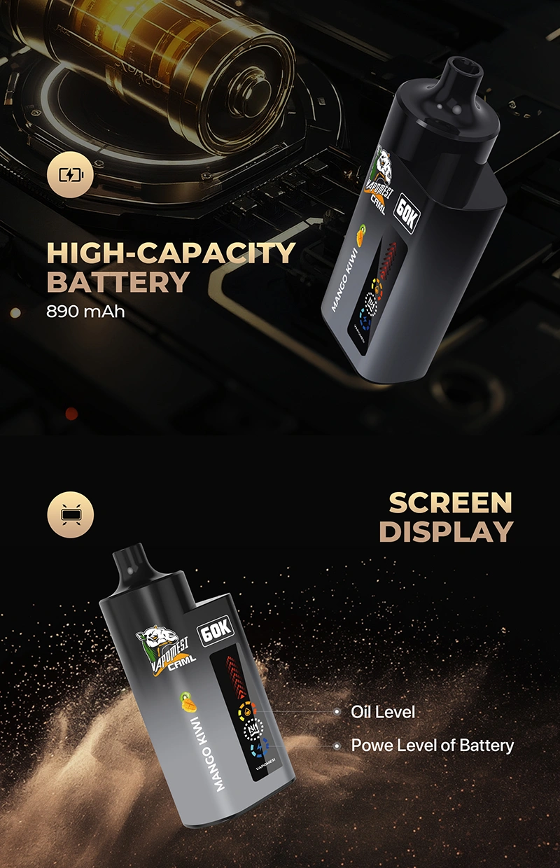 EU Puff 60000 Vapomesi 60k Puffs Caml Best Disposable Vape Free Shipping