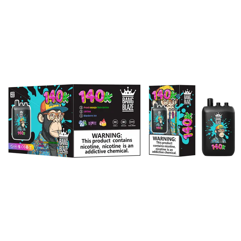 EU Vape Bang Blaze 140k Puffs 3 in 1 Rechargeable Disposable Vape 140000 Free Shipping 7 EU Vape Bang Blaze 140k Puffs 3 in 1 Rechargeable Disposable Vape 140000 Free Shipping