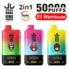 EU Warehouse Bang King 50000 Puffs 2 in 1 Disposable Vape 3 to 7 Work Days Delivery