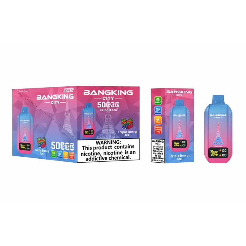 EU Warehouse Bang King 50k Puffs City Disposable Vape 50000 3 to 7 Work Days Free Shipping 2 EU Warehouse Bang King 50k Puffs City Disposable Vape 50000 3 to 7 Work Days Free Shipping