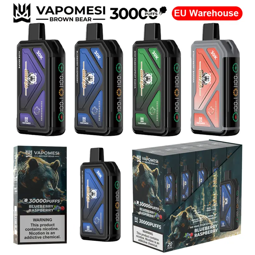 Vapomesi 30k Puffs Brown Bear Disposable Vape 30000 Free Shipping EU Warehouse 1 Vapomesi 30k Puffs Brown Bear Disposable Vape 30000 Free Shipping EU Warehouse