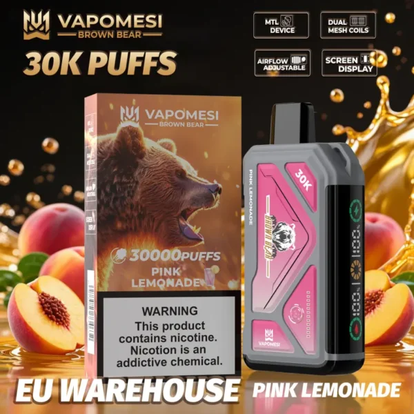 Vapomesi 30k Puffs Brown Bear Disposable Vape 30000 Free Shipping EU Warehouse 12 Vapomesi 30k Puffs Brown Bear Disposable Vape 30000 Free Shipping EU Warehouse