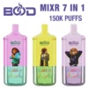 BOOD 150K Puffs MIXR 7 in 1 Flavors Disposable Vape Wholesale Free Shipping