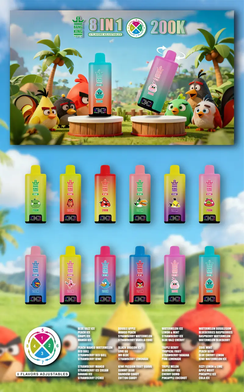 Bang King 200k Puffs 8 in 1 Best Disposable Vape Shop Free Shipping China Warehouse 16 Bang King 200k Puffs 8 in 1 Best Disposable Vape Shop Free Shipping China Warehouse