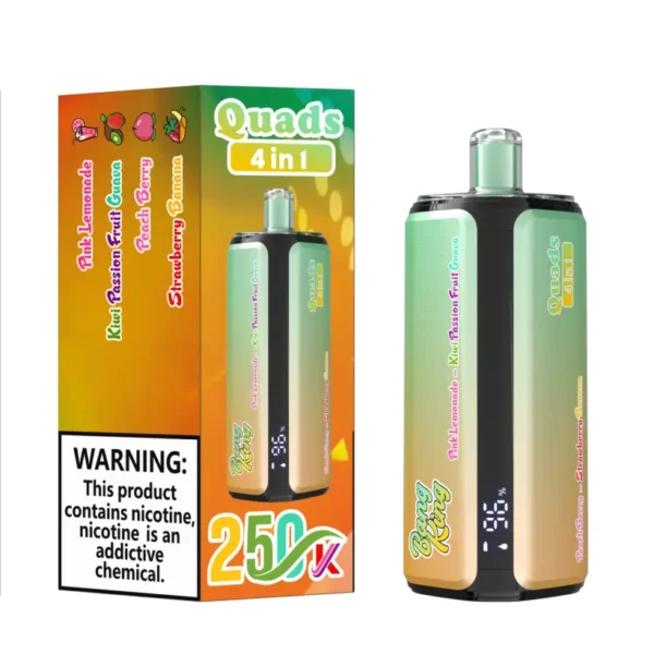 Bang King 250k Puffs 4 in 1 Quads Disposable Vape Free Shipping China Warehouse 13 Bang King 250k Puffs 4 in 1 Quads Disposable Vape Free Shipping China Warehouse