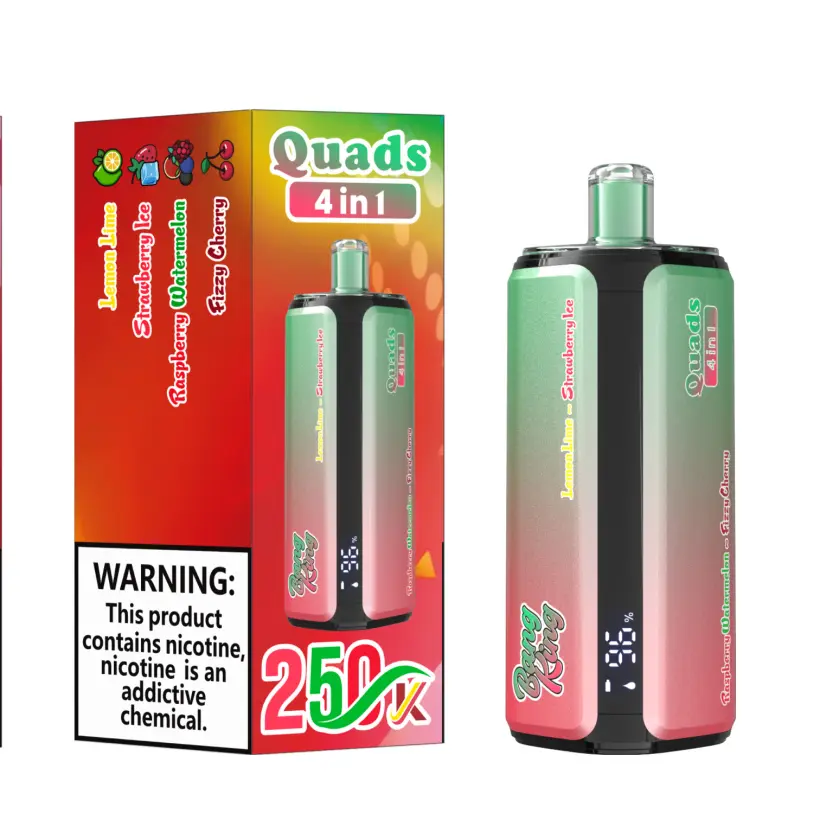Bang King 250k Puffs 4 in 1 Quads Disposable Vape Free Shipping China Warehouse 7 Bang King 250k Puffs 4 in 1 Quads Disposable Vape Free Shipping China Warehouse