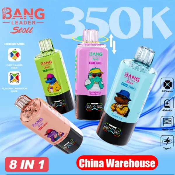 Bang Leader 350k Puffs Stoll Disposable Vape 350000 Free Shipping China Warehouse